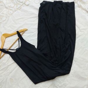Classic Black Women's Maxi Dress